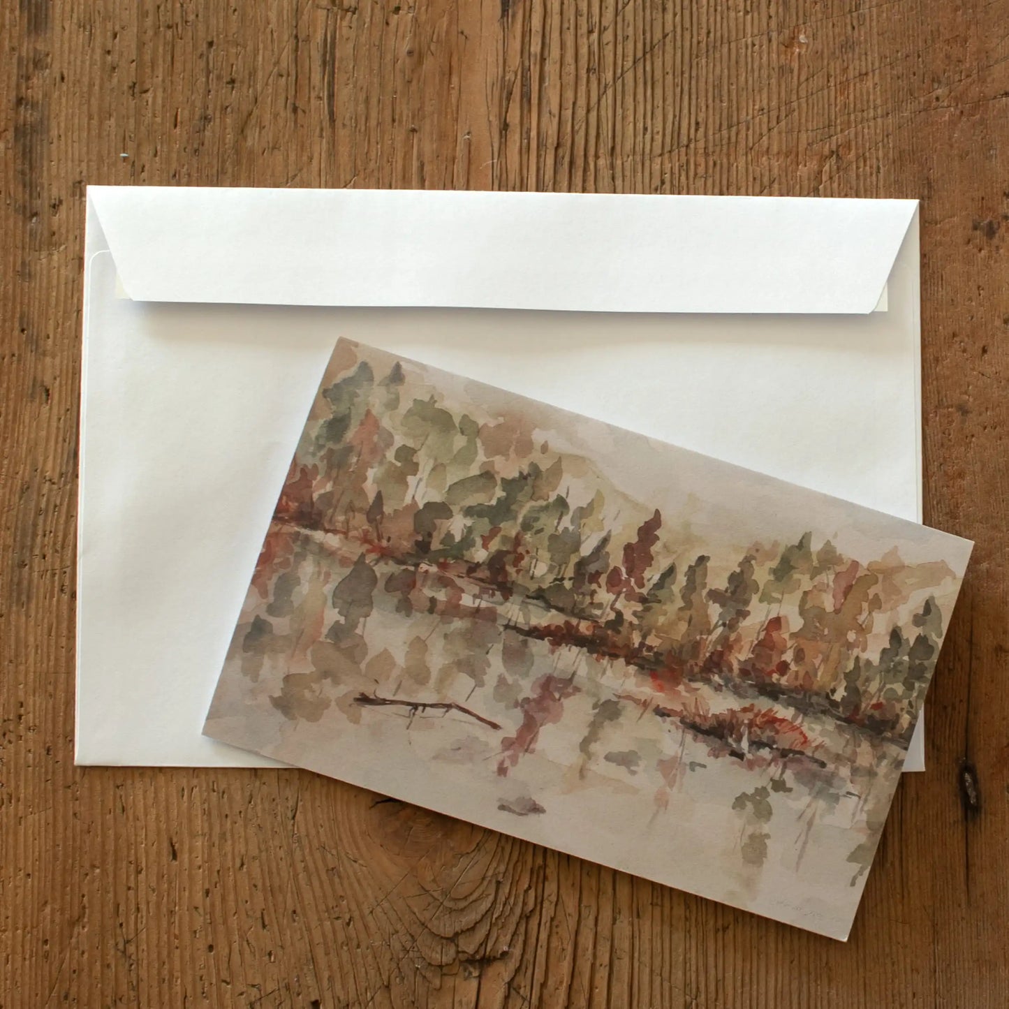 Carta d'auguri Lago di Saoseo