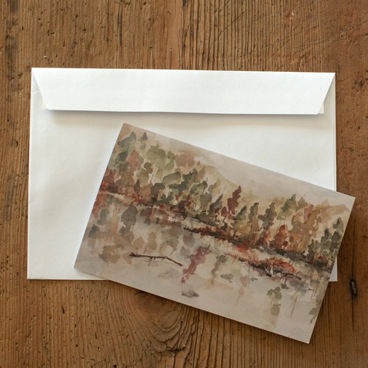 Carta d'auguri Lago di Saoseo