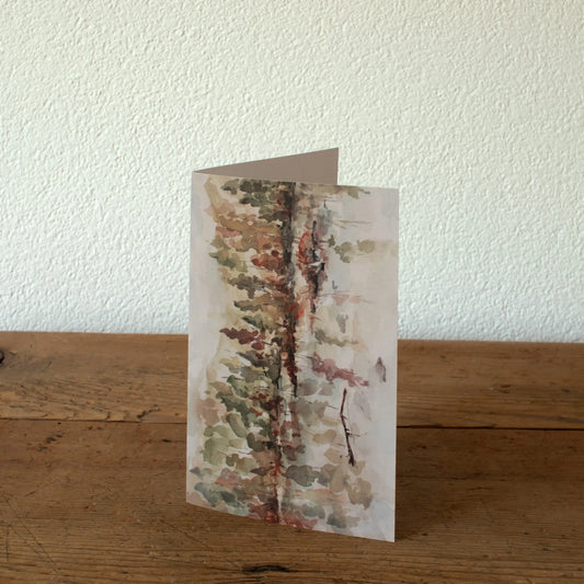 Carta d'auguri Lago di Saoseo