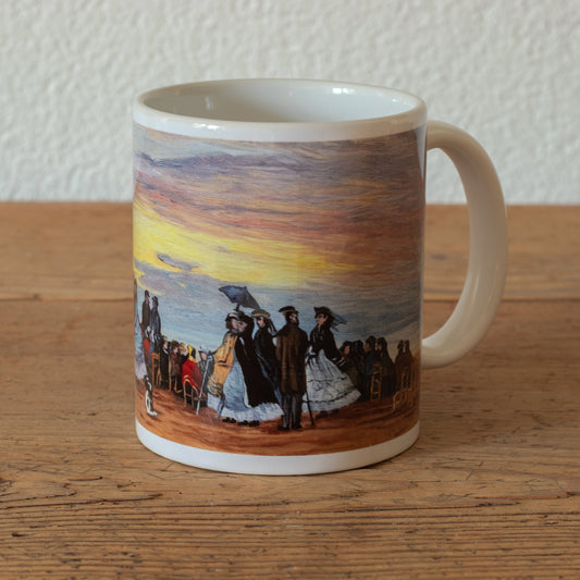 Künstlerische Tasse The Beach at Villerville