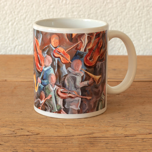 Künstlerische Tasse Die Erwartung