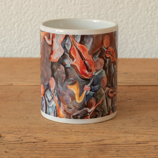 Künstlerische Tasse Die Erwartung